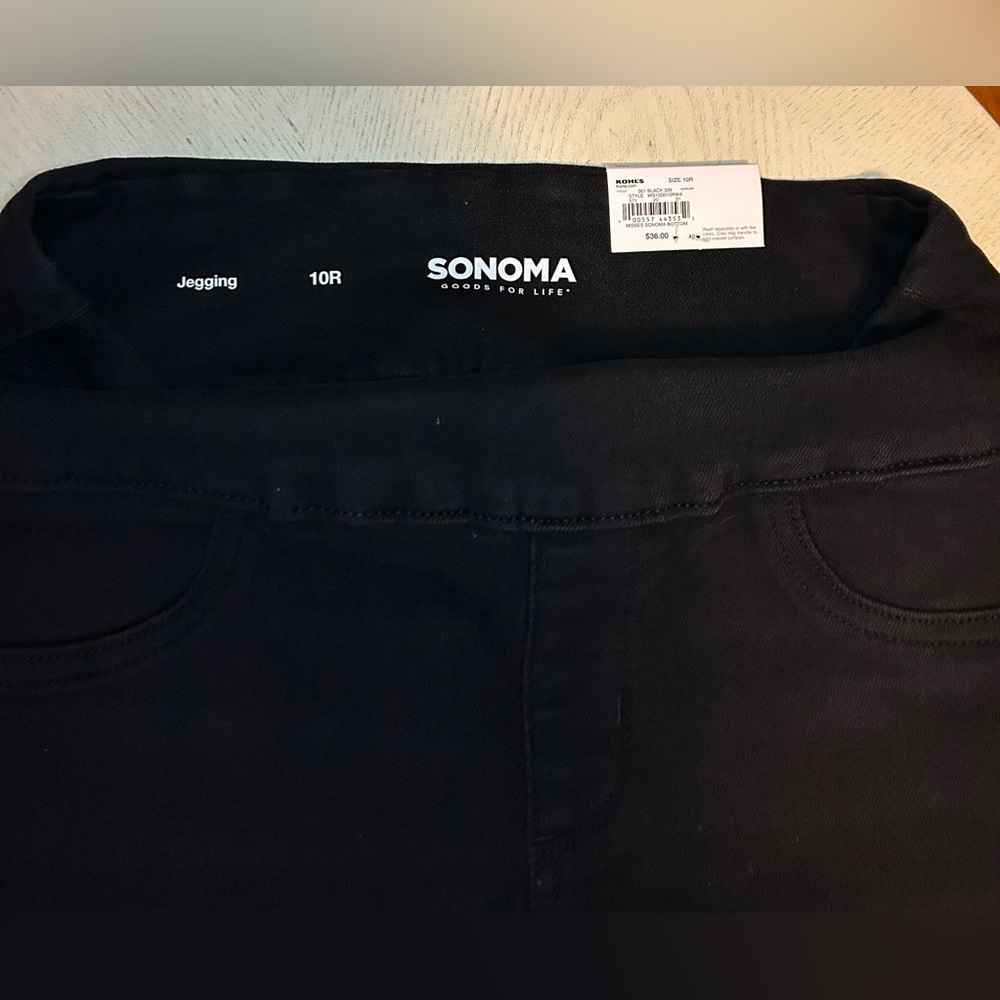 Sonoma Classic Black Jeggings - Picture 4 of 5